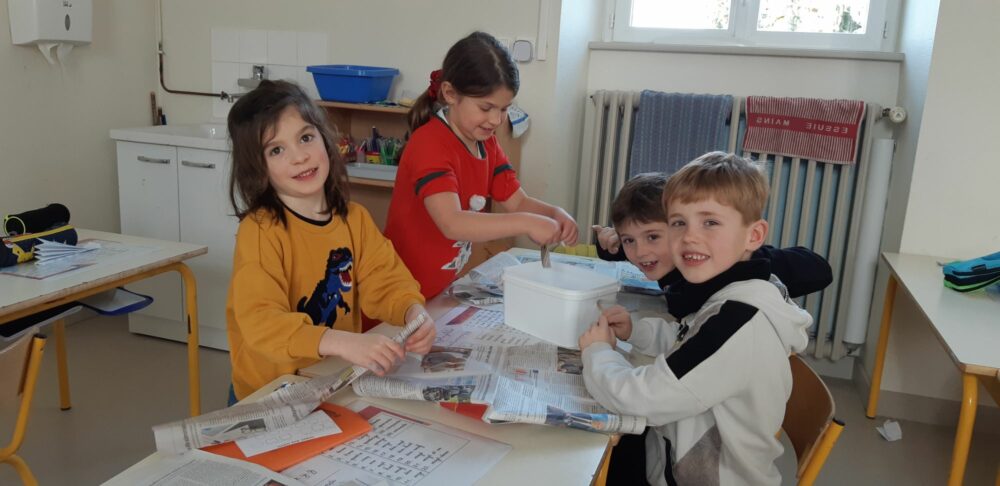 Fabrication de papier recyclé